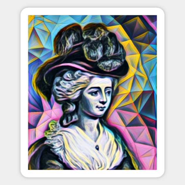 Frances Burney Portrait | Frances Burney Artwork 4 Magnet by JustLit